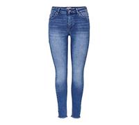Only Onlblush Life Midsk Ankraw Rea12187, Vaqueros para Mujer, Denim Azul Medio, 32W / 32L