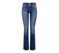ONLY ONLBLUSH LW Flared DNM REA1303 Noos Jeans, Medium Blue Denim, S / 34L para Mujer