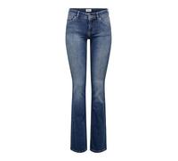 ONLY ONLBLUSH LW Flared DNM REA1303 Noos, Jeans Mujer, Medium Blue Denim,