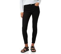 ONLY Onlblush Mid Ank Raw Jeans Rea1099 Noos, Vaqueros skinny Mujer, Negro (Black Denim Black Denim), L/30