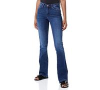 ONLY ONLBLUSH Mid Flared DNM TAI021 Noos Jeans, Dark Blue Denim, L / 34L De Las Mujeres