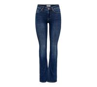 Only ONLBLUSH Mid Flared DNM TAI021 Noos, Jeans De Las Mujeres, Dark Blue Denim, XS/30