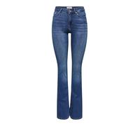 Only ONLBLUSH Mid Flared DNM TAI021 Noos, Jeans De Las Mujeres, Dark Blue Denim, XS/32