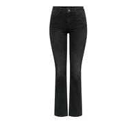 Only Onlblush Mid Flared Dnm Tai1099 Noos Pantalones vaqueros elásticos, Mujer, Washed Black, LW x 30L
