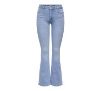 ONLY Onlblush Mid Flared DNM TAI467 Mujer Tejanos Azul