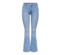 ONLY Onlblush Mid Flared DNM TAI467 Mujer Tejanos Azul W32L32