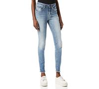ONLY Onlblush Mid Sk Ank Raw Jeans Rea333noos, Vaqueros skinny Mujer, Azul (Light Blue Denim), W34/L30 (Talla del fabricante: X-Small)