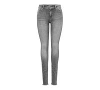 Only Onlblush Mid SK ANK Raw JNS Rea0918 Vaqueros, Grey Denim, 34W / 32L para Mujer