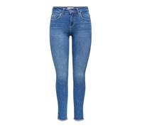 ONLY ONLBLUSH Mid SK ANK RW DNM REA1319 Noos, Jeans Mujer, Medium Blue Denim,
