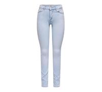 ONLY Onlblush Mid Skinny Dnm Tai006 Noos Vaqueros Ajustados, Mezclilla De Color Azul Claro, XXS / 34L Mujeres