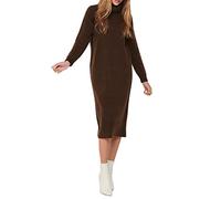 Only Onlbrandie L/S Roll Neck Dress Knt Noos Vestido, Chicory Coffee, S Mujer