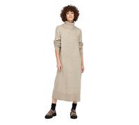 Only Onlbrandie L/S Roll Neck Dress Knt Noos Vestido, Pumice Stone W. Melange, L Mujer