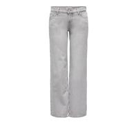 ONLY Onlbrenda Low Wide DNM Cro117 Noos, Denim Light Grey, XLW x 34L