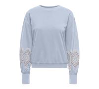 ONLY Onlbrooke L/S O-Neck Print Swt, Soft Chambray, XS para Mujer