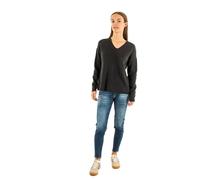 ONLY Onlcamilla V-Neck L/S Pullover Knt Noos Suter Pulver, Negro, XS para Mujer