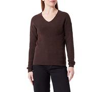 ONLY Onlcamilla V-Neck L/S Pullover Knt Noos Suter Pulver, Mulch/Detalle: Melange, S para Mujer