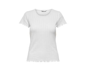 Only Onlcarlotta S/S Top Jrs Noos Camiseta, Blanco, L para Mujer
