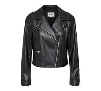 ONLY Onlcarmen Cc OTW Faux Leather Biker, Negro, L