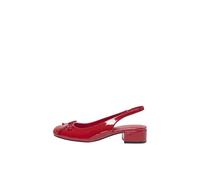 ONLY, Onlcelia-2 Pump Sling Back Bow Mujer, Rojo Alto Riesgo Rojo, 38 EU