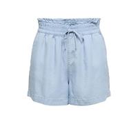ONLY Onlcharis Life Pull Up Shorts Wvn CC, Light Blue Mix, M para Mujer