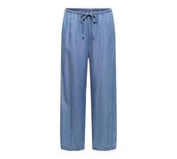 ONLY Onlcharis Life Pull Up Tie Pants Wvn CC, Medio De Mezclilla Azul, L Mujeres