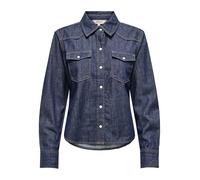 ONLY Onlcharlize LS DNM Camiseta AKM Noos, Dark Azul Denim, XL