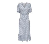 ONLY Onlchianti S/S Long Dress Wvn Noos Vestido Largo, Cloud Dancer, S Mujeres