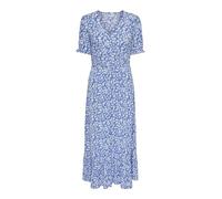 Only Onlchianti S/S Vestido Largo Wvn Noos Vestido, Marina/AOP: Flor Blanca, M para Mujer