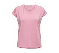 ONLY Onlclaudia S/S Glitter Stripe Top Jrs Camiseta, Rosa, L para Mujer