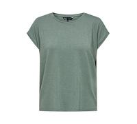 ONLY Onlclaudia S/S Glitter Stripe Top Jrs Camiseta, Verde Oscuro, S para Mujer