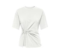 ONLY Onlcleo S/S O-Neck Top Jrs, Blanco Brillante, M Mujeres
