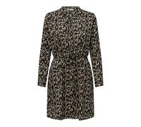 ONLY Onlcory L/S V-Neck Tunic Wvn Noos, Black/AOP:Cora Graphic, M Mujeres