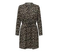 ONLY Onlcory L/S V-Neck Tunic Wvn Noos, Black/AOP:Cora Graphic, XL Mujeres