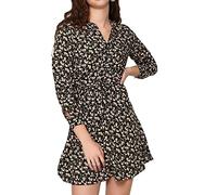 ONLY Onlcory L/S Cuello en V Túnica Wvn Noos Top, Black/AOP: Sarah Ditsy Flower, M para Mujer