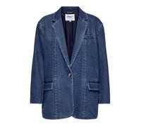 ONLY Onlcory LS Dnm Blazer Gua, Medio De Mezclilla Azul, M Mujeres