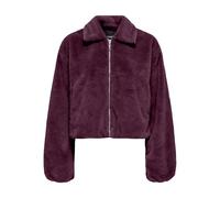ONLY Faux Fur Jacket Onldana Life CC Otw-Chaqueta de Piel sintética, Mauve Wine, M Mujeres