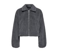 ONLY Onldana Life Cc OTW Chaqueta de piel sintética para mujer, Perla Negra, L