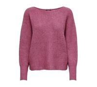 Only Onldaniella L/S Pullover Knt Noos Suéter, Rapture Rose/Detail:Melange, L Mujer