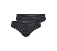 ONLY Onldelicate Lace Brazil 2-Pack Acc, Peach Taffy, M (Pack de 2) Mujer, Peach Taffy, M