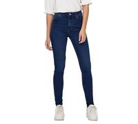 Only Onldruna Hw Skinny Dnm Pimbox Vaqueros, Dark Medium Blue Denim, 29W / 32L para Mujer
