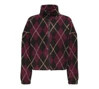 ONLY Onleline Life L/S Zip Teddy Swt, Black Coffee, M para Mujer