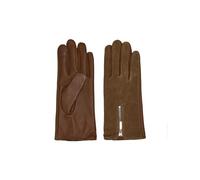 ONLY Onlelinor Acc-Guantes de Piel, coñac, Talla única para Mujer