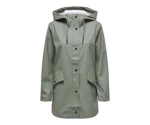 ONLY Onlelisa Chubasquero OTW Noos impermeable con capucha para mujer, Verde ágave., XXL
