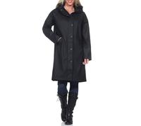 ONLY Onlelisa Long Raincoat CC Otw NC, Negro, S Mujeres