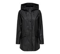 Only Onlelisa Raincoat Otw, Chubasquero de Mujer, Negro (Black), L
