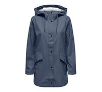 ONLY Onlelisa Raincoat Otw Noos Impermeable con Capucha Vendimia Índigo, XXL Mujer, Vendimia Índigo, XXL