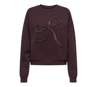 ONLY Onlelisanna O-Neck Box Swt, Chocolate decadente, XS para Mujer