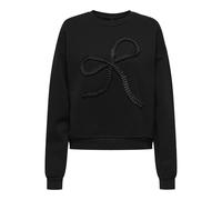 ONLY Onlelisanna O-Neck Box Swt, Negro, XL para Mujer