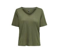 ONLY ONLELISE S/S V-Neck Top JRS, Calamata., M