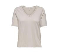 ONLY Onlelise S/S V-Neck Top JRS - Camiseta para Mujer, Moonbeam, XL